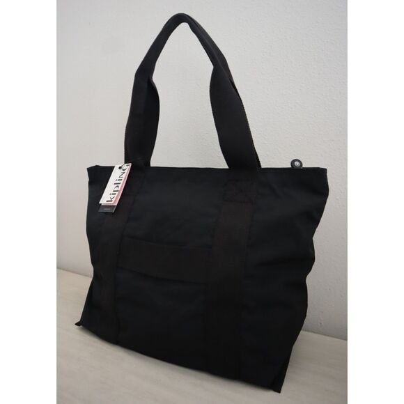 Kipling KIB9Z7-5EV Women's O/S Black/Camo Gray Era M Set Tote Bag w/Pouch - Picture 11 of 16